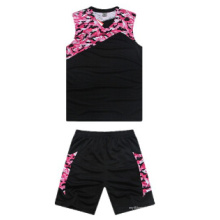 Bequemer Basketball-Jersey Kundenspezifischer trockener Sitz Sublimation-Druck Reversible Basketball-Hemden